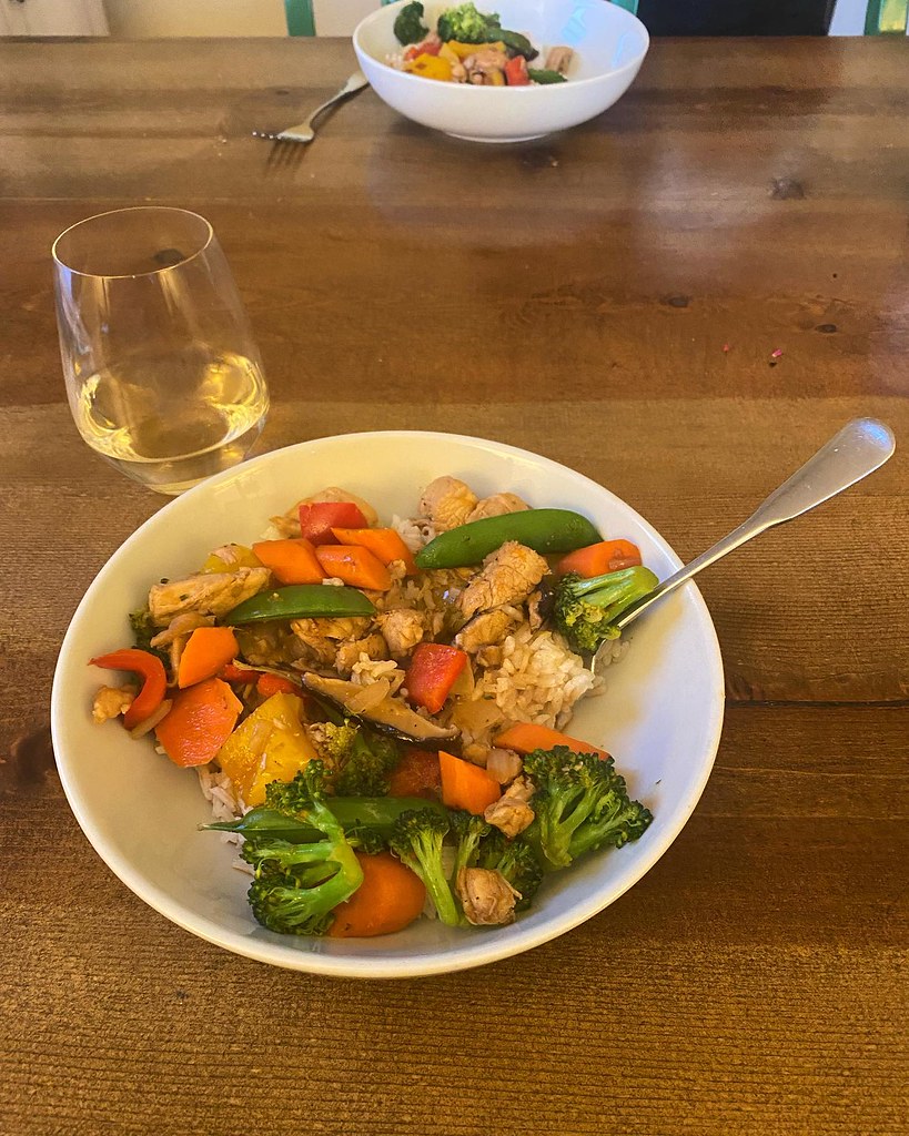 Chicken Stir Fry with Orange Sauce